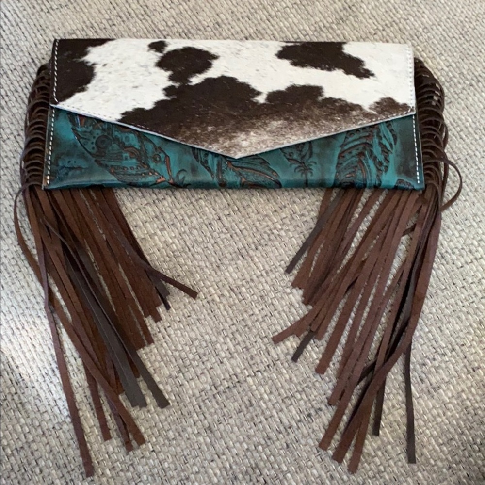 Brand new; Genuine cowhide handmade handbag